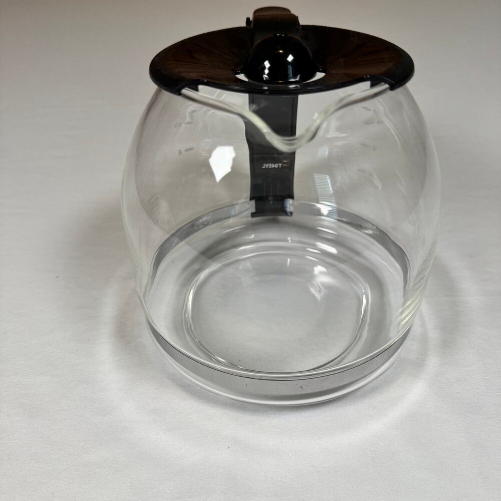Mr. Coffee 12 Cup Replacement Carafe Glass Black PLD12-1 BVMC-SJ Coffee Pot EUC - Picture 6 of 10